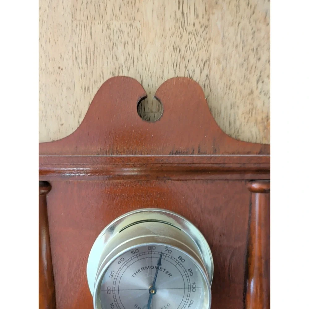 Vintage Springfield Weather Station: Thermometer Barometer Humidity Made In USA